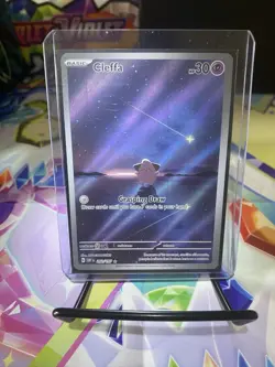 Pokemon TCG Cleffa Obsidian Flames Illustration Rare Card 202/197 (Near Mint) - Image 3