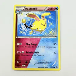 Pokemon TCG Azumarill 77/114 Common Non Holo Steam Siege Shiny 2016 Card LP - Image 1