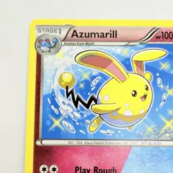 Pokemon TCG Azumarill 77/114 Common Non Holo Steam Siege Shiny 2016 Card LP - Image 4