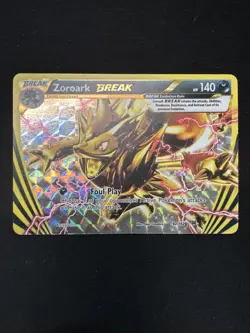 Zoroark BREAK 92/162 Holo Rare XY BREAKthrough Pokemon Card - Image 1