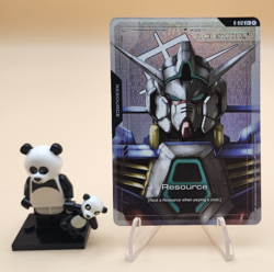 Gundam TCG Card Game Dual Impact Foil Resource GD02 C+ R-012 Gundam AGE-1 Normal - Image 1