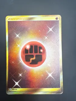 Pokemon TCG Fighting Energy Guardians Rising Holo Card 169/145 Secret Rare Mint - Image 1