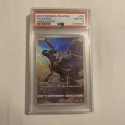 PSA 10 Zekrom CHR 195/184 S8b VMAX Climax - Pokemon Card Japanese 2021 - Image 1