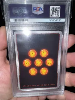 2019 Dragon Ball Super Hit, Pride of Universe 6 PSA 9 Mint Card #BT7-079 - Image 2