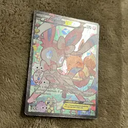 Sylveon EX - RC32/RC32 - Pokemon Generations Radiant Collection Full Art Card - Image 2