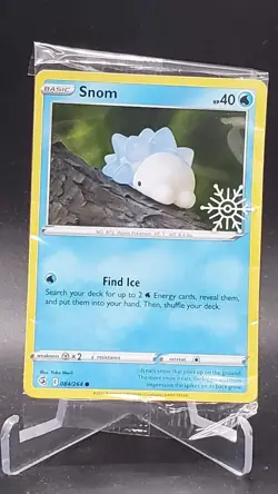 Snom 2023 Advent Calendar Snowflake Stamp Promo Pokemon Card 084/264 Sealed - Image 1