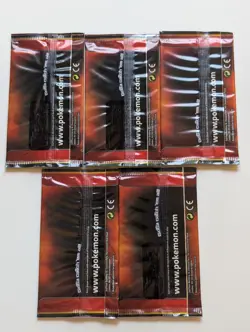 Detective Pikachu booster pack 2-card Promo Pack Lot (5X) five packs - Sealed - Image 4