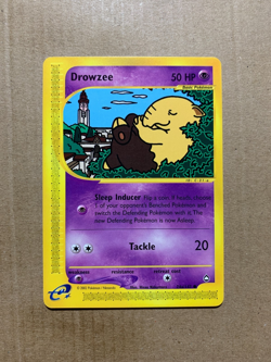 Drowzee 74a/147 Aquapolis - Common Pokemon Card - NM/Mint - Image 1