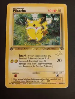 Pokemon Cards - Vintage Pikachu Lot - 6 Cards - Pikachu 60/64 Promo W Stamp + - Image 2
