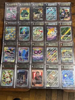 All Beckett BGS SAR/IR/GX/ Jpn & Eng 20x Pokemon Graded Card Lot NO RESERVE #11 - Image 1