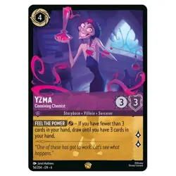 Disney Lorcana Azurite Sea Yzma - Conniving Chemist - Card 56/204 EN-6 Legendary - Image 1