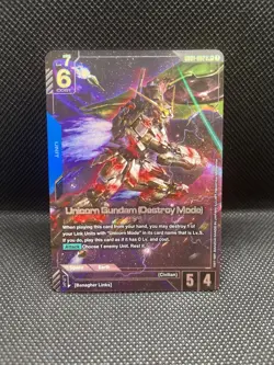 Unicorn Gundam (Destroy Mode) (LR+) GD01-002 - Gundam Card Game - Image 1