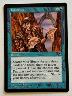 MTG Intuition LP Magic the Gathering Tempest Edition - Image 1