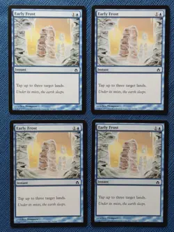 MTG 4x Early Frost x4 LP Fifth Dawn Magic the Gathering Playset - Image 1
