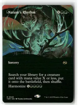 Nature's Rhythm (Borderless) Tarkir: Dragonstorm Regular - Image 1