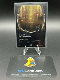 MTG: Sacred Foundry (Borderless) (Galaxy Foil) Edge of Eternities Foil NM - Image 1