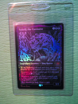 Toxrill, the Corrosive (Showcase) Innistrad: Crimson Vow 321 Foil MTG Toploader - Image 1
