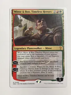 Minsc & Boo, Timeless Heroes (White Border) Mystery Booster 2 Magic MTG - Image 1