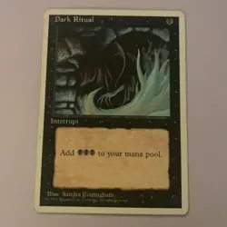Dark Ritual MTG Core Set Fourth Edition Regular - Image 1