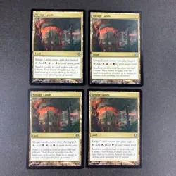 Set of x4, MTG Savage Lands Shards of Alara Regular - Image 1