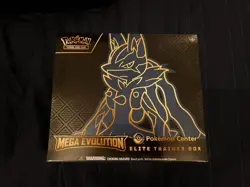 Pokemon Center ETB Mega Evolution Lucario Elite Trainer Box - Image 1