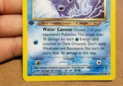 POKEMON TCG 1ST EDITION DARK OMANYTE 37/105 ◇ UNCOMMON NEO DESTINY VINTAGE NM - Image 3