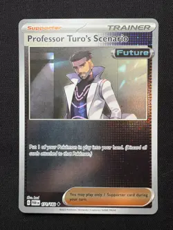 Professor Turo's Scenario 171/182 Reverse Holo LP-NM - Pokemon TCG Paradox PAR - Image 1