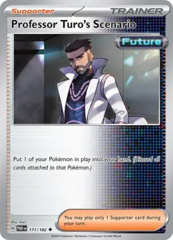 Professor Turo's Scenario 171/182 Reverse Holo LP-NM - Pokemon TCG Paradox PAR - Image 3