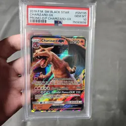 PSA 10 Charizard GX Detective Pikachu Holo 2019 Black Star Promo SM195 Pokemon - Image 3