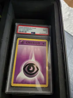 1999 POKEMON BASE SET 1ST EDITION #101 PSYCHIC ENERGY PSA 9 - Image 1