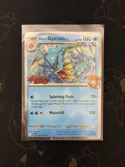 Pokemon TCG Destined Rivals Misty's Gyarados Promo Build and Battle - Image 1