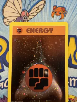 Pokemon Fighting Energy - WOTC PROMO - HOLO BLEED SWIRL POKEMON LEAGUE 2002 LP+ - Image 2
