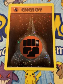 Pokemon Fighting Energy - WOTC PROMO - HOLO BLEED SWIRL POKEMON LEAGUE 2002 LP+ - Image 3
