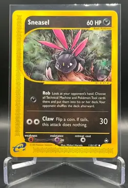 Pokemon TCG Aquapolis SNEASEL Regular, Common - 110/147 - Image 1