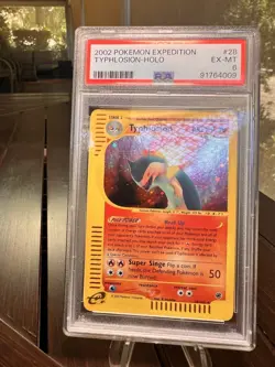 2002 Pokemon Expedition Thphlosion Holo PSA 6 - Image 2