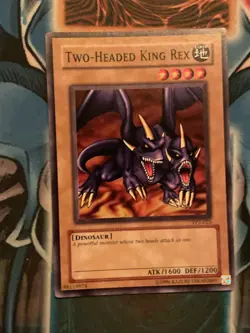 Yugioh Two-Headed King Rex TP2-025 Tournament Pack 2 NM - Image 1