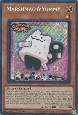 Near Mint, English Yu Gi Oh MarshmaoYummy - DOOD-EN024 - Secret Rare - 1st Editi - Image 1