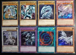 Yu-Gi-Oh! Complete SET BLUE EYES WHITE ULTIMATE DRAGON POLYMERIZATION! + Bonus! - Image 1