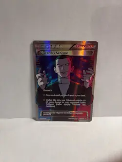 Pokemon TCG Trainer Giovanni's Scheme Full Art Breakthrough Card 162/162 - Image 1