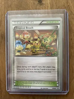 Tropical Beach BW50 Promo 2012 Pokemon Card - Image 1