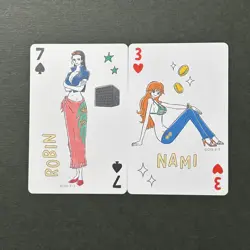 S2886 Nami & Nico Robin Japanese One Piece Poker Playing Cards O29 - Image 1