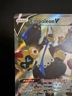 Empoleon v Alternate Full Art Holo Card 146/163SWSH05 Pokemon Battle Styles - Image 3