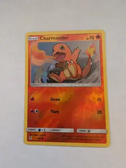 Charmander 7/68 Reverse Holo - Hidden Fates Pokemon Card NM - English TCG - Image 1