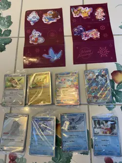Pokemon 2025 Holiday Advent Calendar Stamped 8 Card Set Sealed + Extras! - Image 1