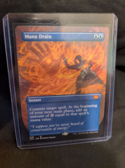 MTG - Double Masters 2022 - Mana Drain -Borderless - NM/M - Image 1