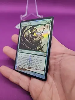 MTG Birthing Pod Foil Gold Signed #H Daarken New Phyrexia Magic *CCGHouse* - Image 5