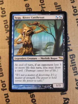 MTG - Sygg, River Cutthroat - MP - Shadowmoor Commander Premodern Brawl Historic - Image 1