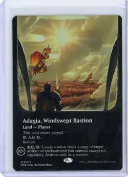 x1 Adagia, Windswept Bastion - Foil - Borderless M MTG Edge of Eternities M/NM, - Image 1