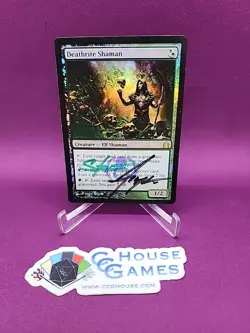 MTG Deathrite Shaman Foil Signed Green Black Steve Argyle RTR Ravnica *CCGHouse* - Image 1
