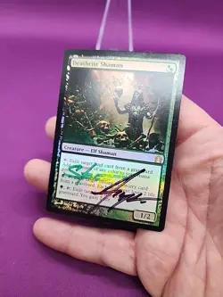 MTG Deathrite Shaman Foil Signed Green Black Steve Argyle RTR Ravnica *CCGHouse* - Image 4